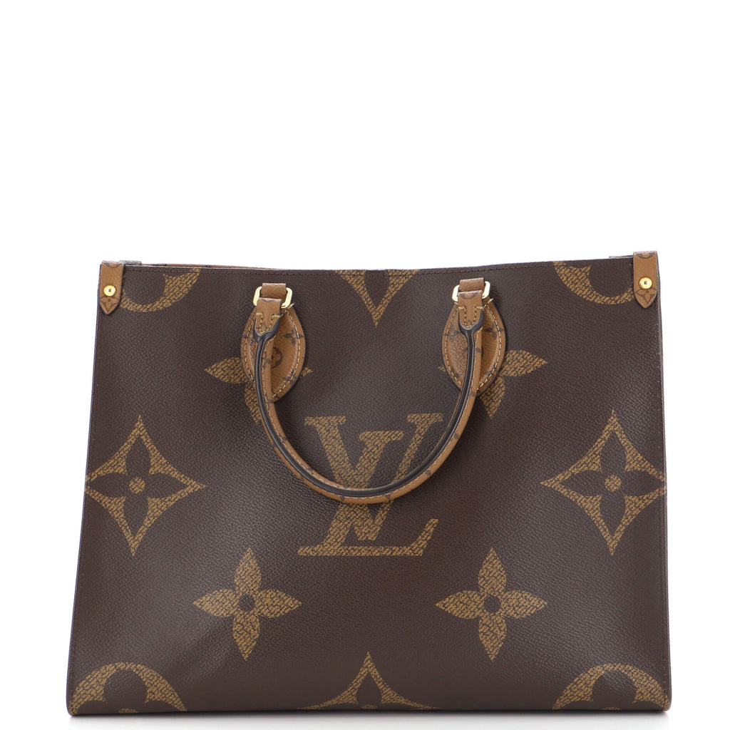 Louis Vuitton Brown Giant Reverse Monogram Coated Canvas OnTheGo