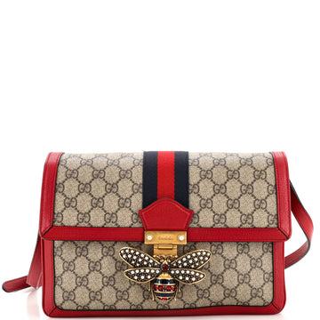 Gucci Queen Margaret Shoulder Bag GG Coated Canvas Medium