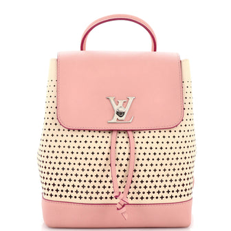 louis-vuitton lockme backpack pink