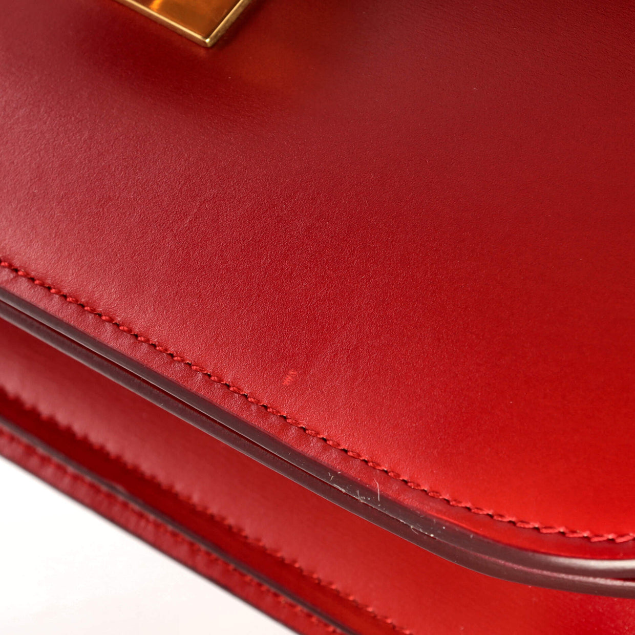 Celine Classic Box Bag Smooth Leather Medium Red 2282935