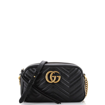Gucci GG Marmont Shoulder Bag Matelasse Leather Small