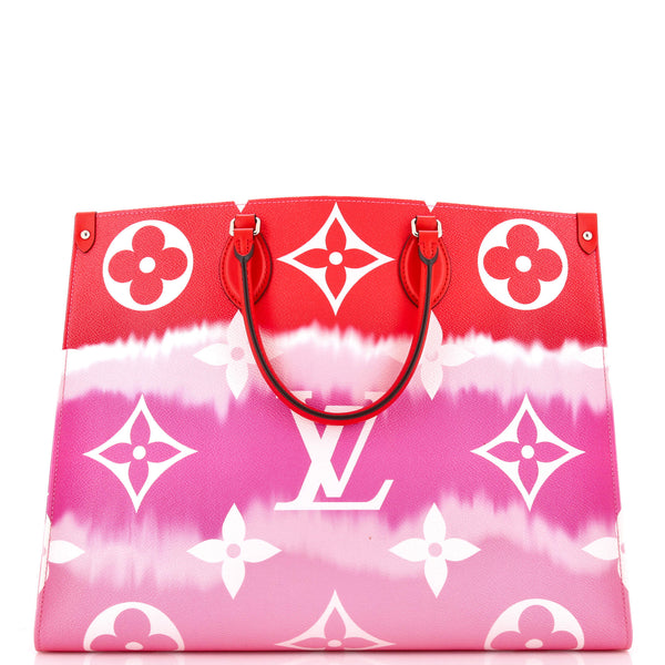 Louis Vuitton Onthego Tote Limited Edition Escale Monogram Giant GM Multicolor