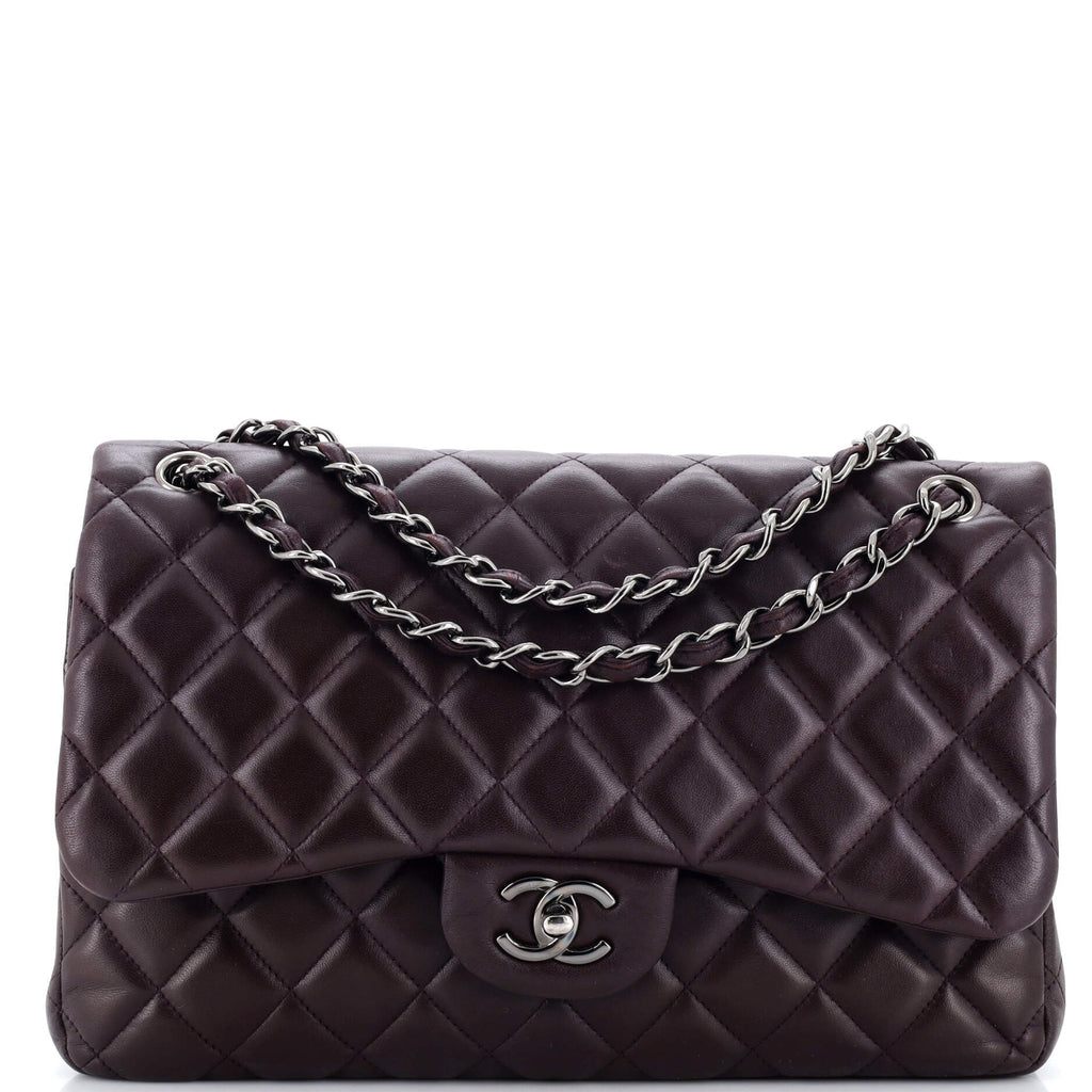 Chanel Blue Lambskin Jumbo Classic Double Flap Bag GHW – Boutique Patina