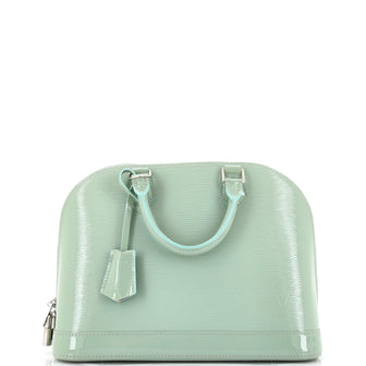 Louis Vuitton, Bags, Louis Vuitton Green Epi Leather Alma Gm Satchel  Handbag