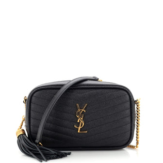 Saint Laurent Lou Camera Bag Matelasse Chevron Leather Mini