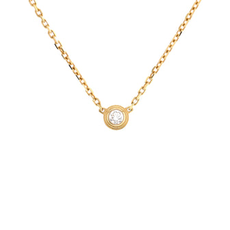Cartier Cartier D'Amour Pendant Necklace 18K Yellow Gold and Diamond XS