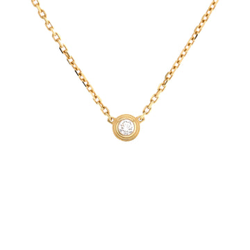 Cartier Cartier D'Amour Pendant Necklace 18K Yellow Gold and Diamond XS