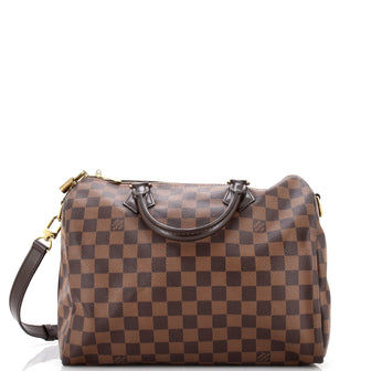 Louis Vuitton Speedy Bandouliere Bag Damier 20 Brown