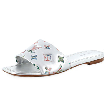 Louis Vuitton Women's Revival Mule Sandals Monogram Embossed Leather
