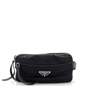 Prada Zip Waist Bag Tessuto Small