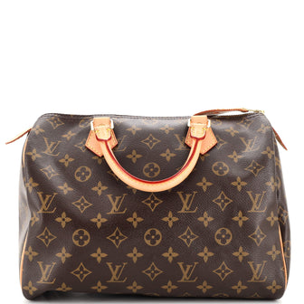 Louis Vuitton Speedy Handbag Monogram Canvas 30