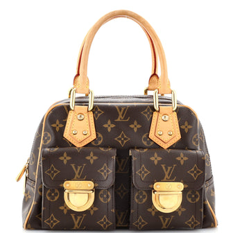 Louis Vuitton Manhattan Handbag Monogram Canvas PM