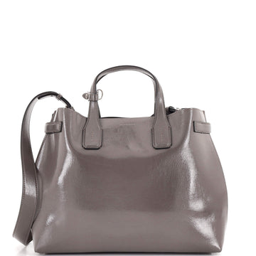 Burberry Banner NM Tote Patent Medium