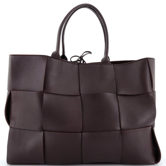 Bottega Veneta Arco Tote Maxi Intrecciato Leather Large