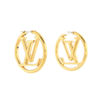 Louis Vuitton Louise Hoop Earrings Metal GM