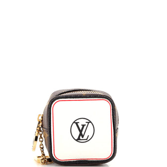 Louis Vuitton Game on Cube Coin Purse Keychain Limited Edition Game on Monogram Canvas Multicolor