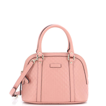 Gucci Convertible Dome Satchel (Outlet) Microguccissima Leather Mini