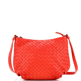 Bottega Veneta Zip Crossbody Bag Intrecciato Nappa Small