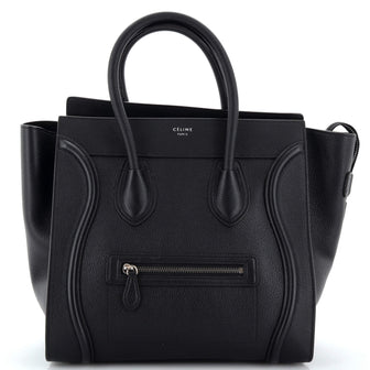 Celine Luggage Bag Smooth Leather Mini