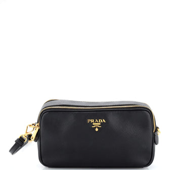 Prada Camera Shoulder Bag Saffiano Leather Small