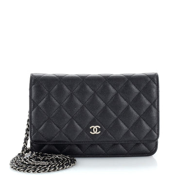 Chanel Wallet on Chain Quilted Caviar