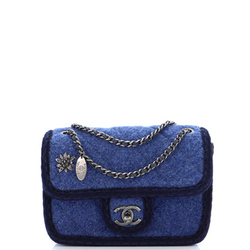 Chanel Paris-Salzburg Flap Bag Quilted Wool Mini