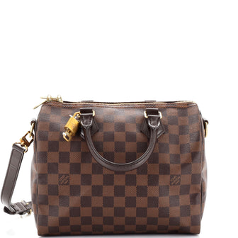 Louis Vuitton Speedy Bandouliere Bag Damier 25