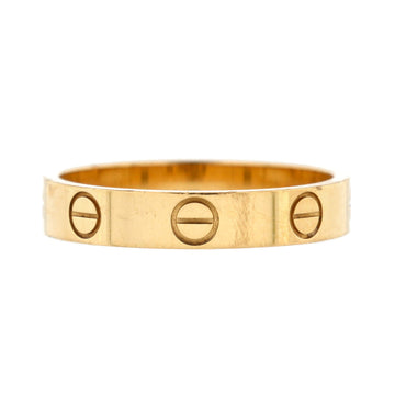 Cartier Love Wedding Band Ring 18K Yellow Gold