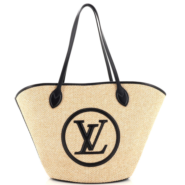 Louis Vuitton Saint Jacques NM Handbag Raffia and Leather