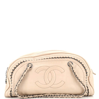 Chanel Luxe Ligne Bowler Bag Leather Medium