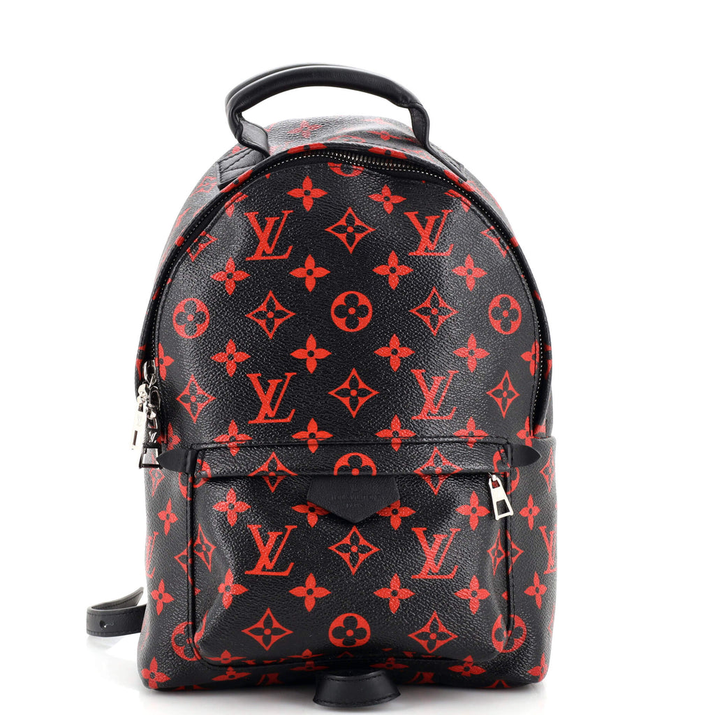 Authentic Limited Edition Louis Vuitton Infrarouge Red Palm Spring PM  Backpack