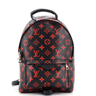 Louis Vuitton Palm Springs Backpack Limited Edition Monogram Infrarouge PM  Black