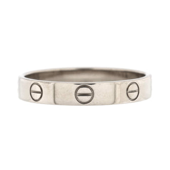 Cartier Love Wedding Band Ring 18K White Gold