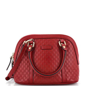 Gucci Convertible Dome Satchel (Outlet) Microguccissima Leather Mini