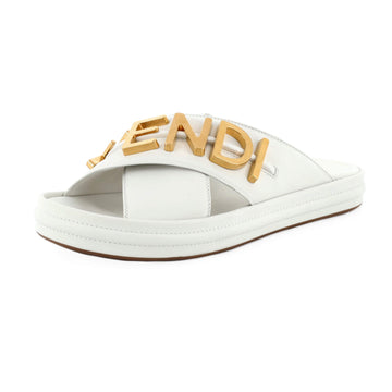 Fendi Women's Fendigraphy Slide Sandals Leather