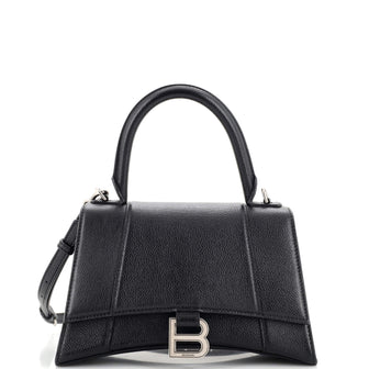 Balenciaga Hourglass Top Handle Bag Leather Small