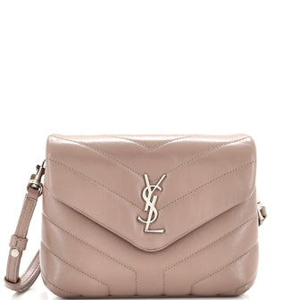 Saint Laurent Loulou Shoulder Bag Matelasse Chevron Leather Toy