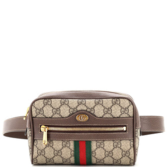 Gucci Ophidia Belt Bag GG Coated Canvas Small