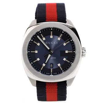 Gucci GG2570 Quartz Watch Stainless Steel and Fabric 41