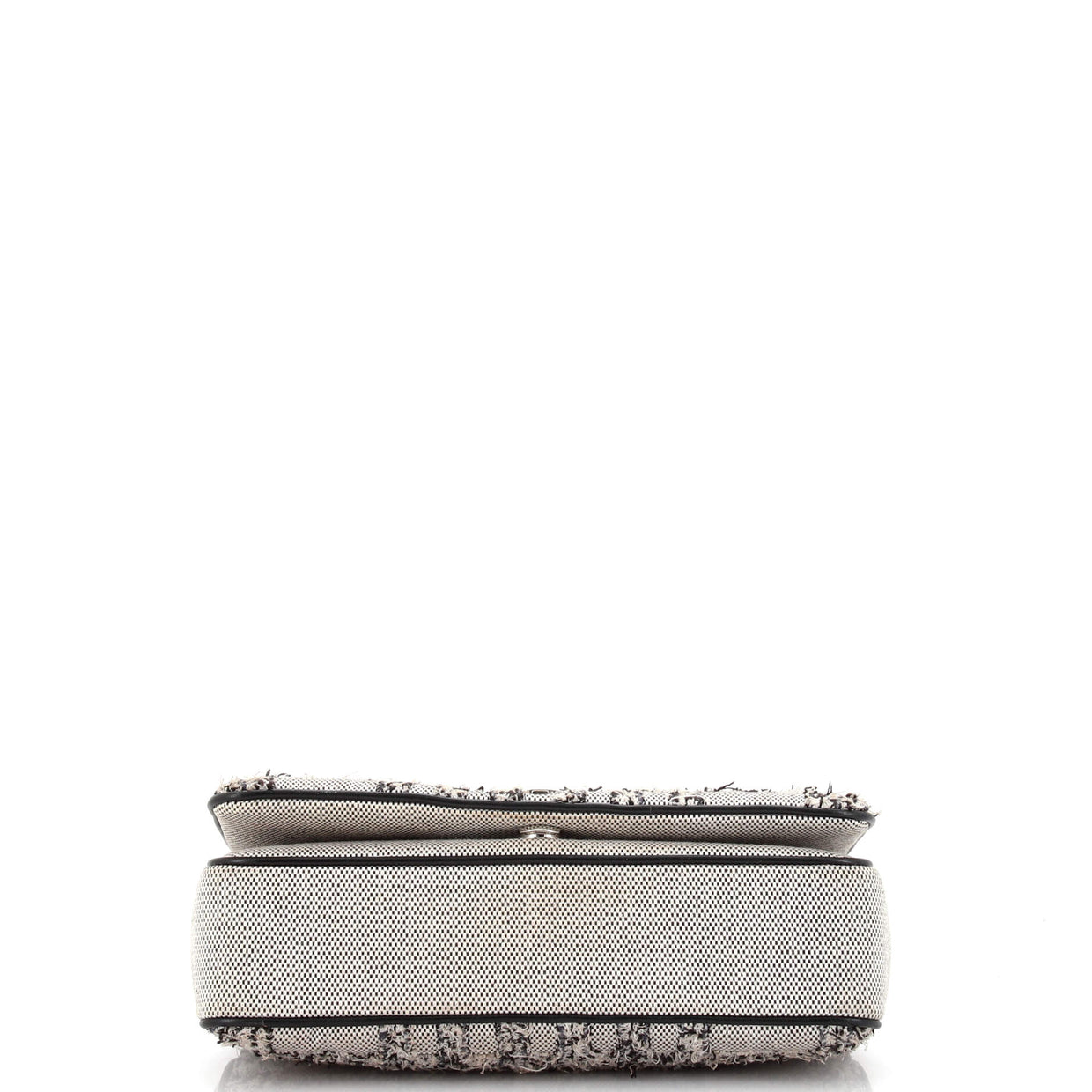 Burberry Lola Top Handle Bag Needle Punch Check Canvas Small Black 2287911