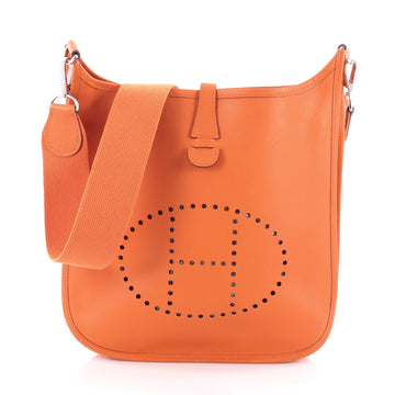 Hermes Evelyne Crossbody Gen II Epsom PM Orange 2288402
