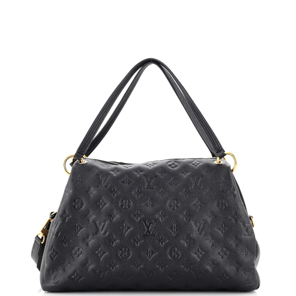 Louis Vuitton Ponthieu Handbag Monogram Empreinte Leather PM Black