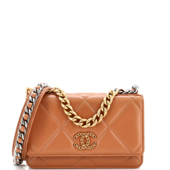 Chanel 19 Wallet on Chain Quilted Lambskin