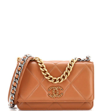 Chanel 19 Wallet on Chain Quilted Lambskin