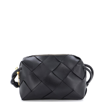 Bottega Veneta Cassette Camera Crossbody Bag Maxi Intrecciato Leather Small