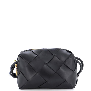 Bottega Veneta Cassette Camera Crossbody Bag Maxi Intrecciato Leather Small