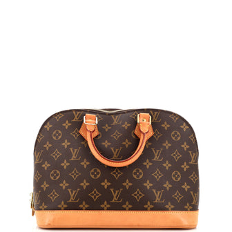 Louis Vuitton Vintage Alma Handbag Monogram Canvas PM