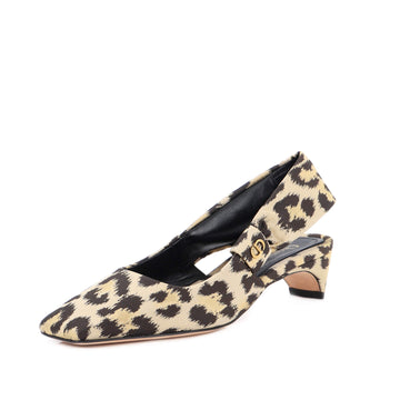 Christian Dior Women's Slingback Pumps Mizza Nylon
