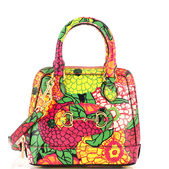 Gucci x Ken Scott Horsebit 1955 Top Handle Bag Printed Leather Mini