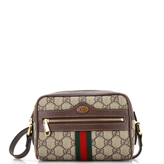 Gucci Ophidia Shoulder Bag GG Coated Canvas Mini